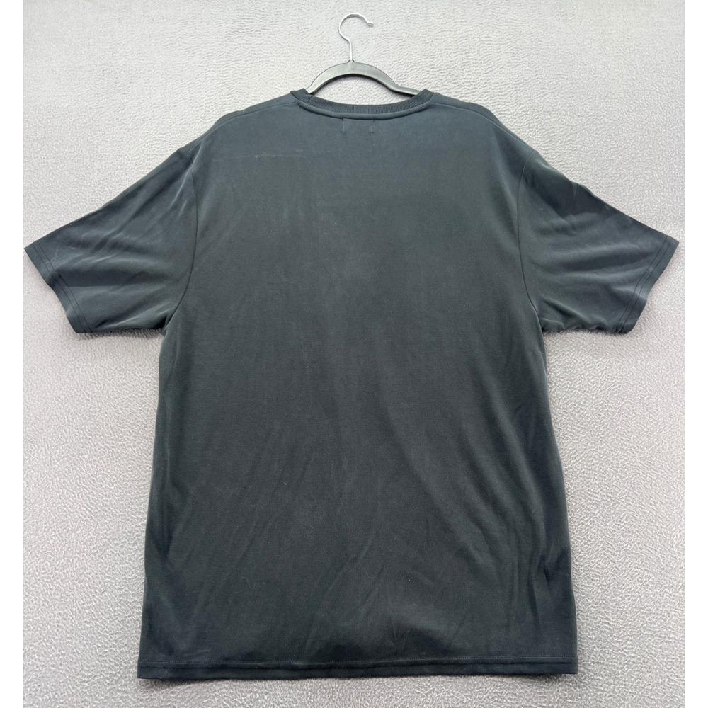 Claiborne Shirt Mens Large Black Modal Blend Short Sleeve Crew Neck Tee NWT - Picture 6 of 10